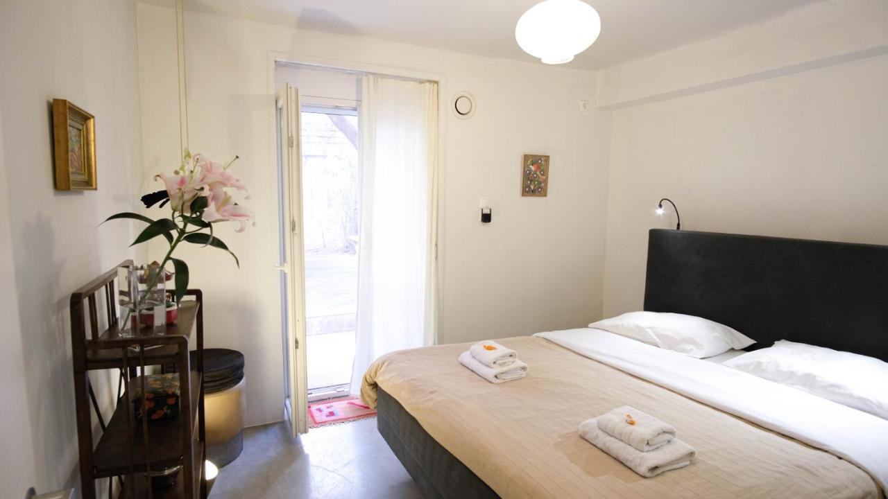 Quiet And Central Flat With Private Backyard Garden أثينا المظهر الخارجي الصورة